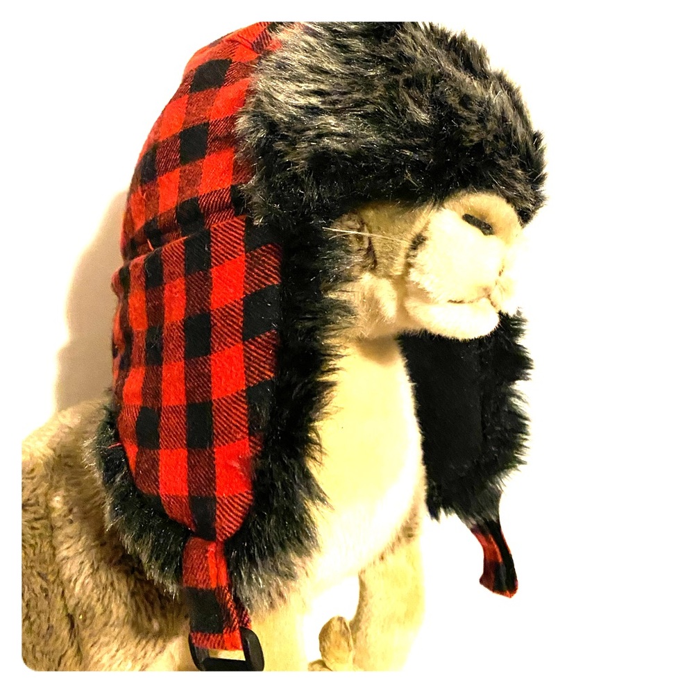 Buffalo Check Sherpa Trapper Hat